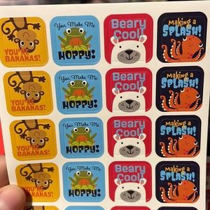 KIDS MOTIVATION STICKERS X 3